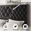 Base de lit tapissier à oreilles avec tête de lit 61 po Plainfield-872693233-872693232