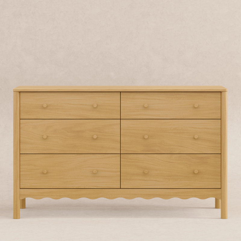 Swell 6-Drawer Assembled Dresser, Tan
