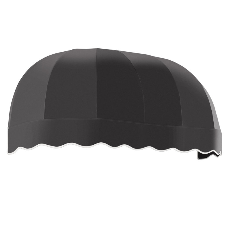 Auvent fixe Awntech Chicago, H 31 po x l 64,5 po x P 24 po, Noir, noir, noir, noir