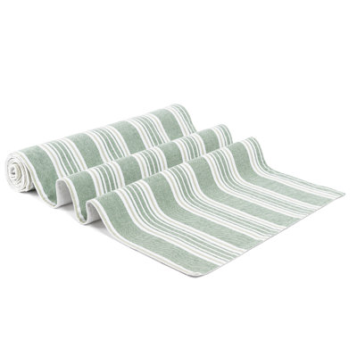 Woven Striped Table Runner