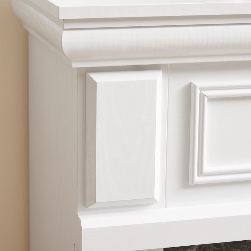 Only Mantel, MDF, Mantel, White