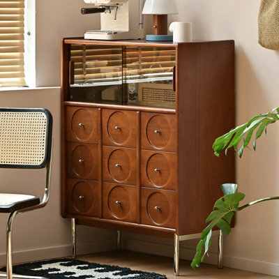 Sideboard Mid-Century Modern-Brown