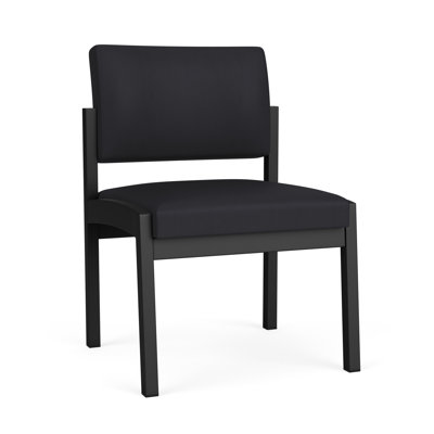 Lenox Steel Waiting Reception Armless Guest Chair Metal Frame