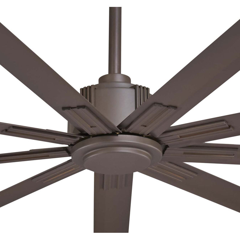 72" Xtreme 9 - Blade Standard Ceiling Fan with Remote Control, Oil Rubbed Bronze