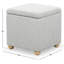 Becka Square Boucle Storage Ottoman-746436206