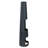 59" Black Finish Steel Outdoor Chiminea Fire Pit with Built-In Log Holder