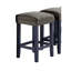 Ensemble de table de salle à manger avec siège rembourré et garniture cloutée, port USB et prise de courant-2036217928