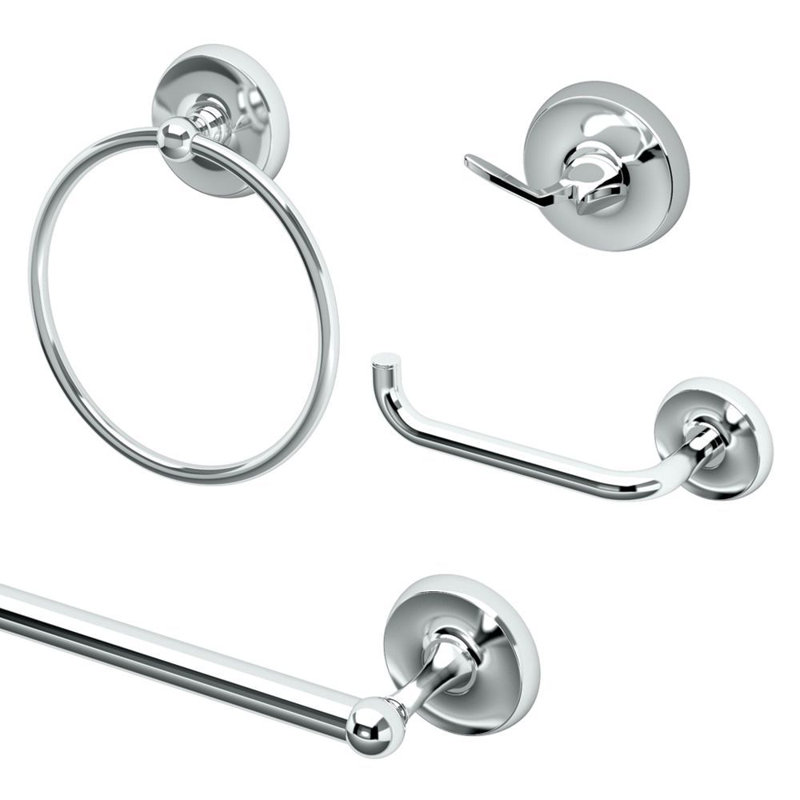 Designer 4 - Piece Bathroom Hardware Set