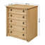 Bridewell 80cm W 5 - Drawer Chest of Drawers-218818006
