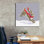  «Hare In The Snow» par Elle Media Group, art mural sur toile, 37 po x 37 po