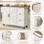 140 Cm Iron Kitchen Island