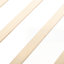 Structure de lit plateforme tapissier avec support en lattes de bois-129224061