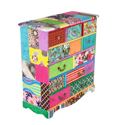 Vintage Colored Entryway Cabinet