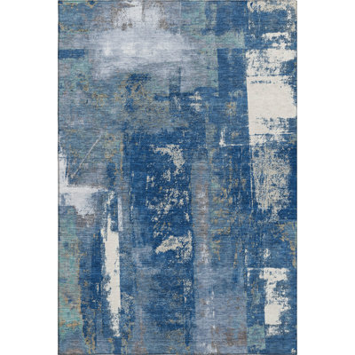 Premium Machine Washable Pirtle AMF1984 Abstract Rug