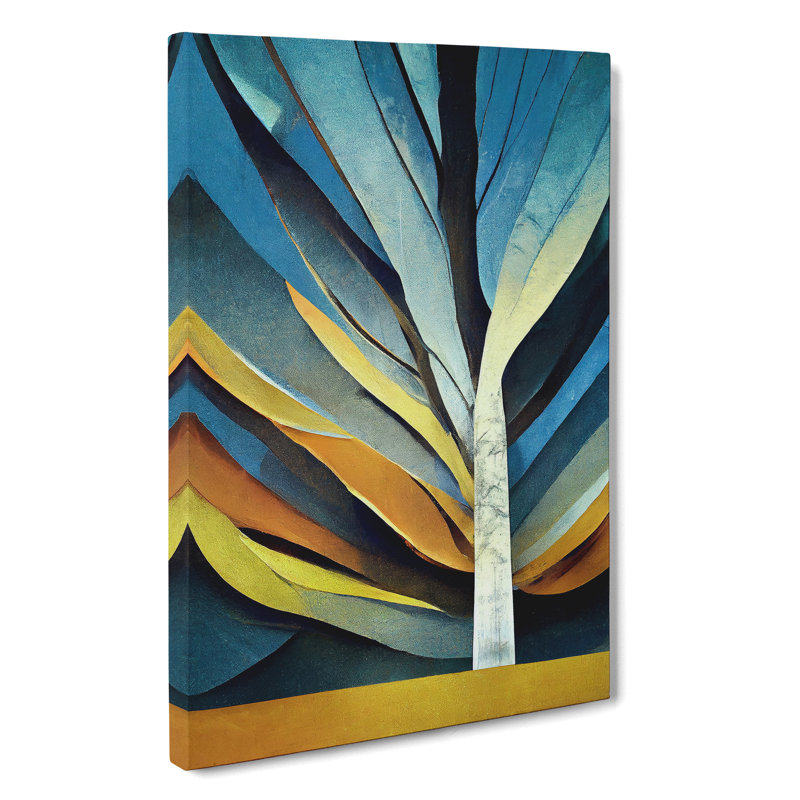 An Abstract Tree - Wrapped Canvas Print, 50cm H x 35cm W x 3cm D