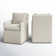 Alayaa Performance Upholstered Armchair with Casters