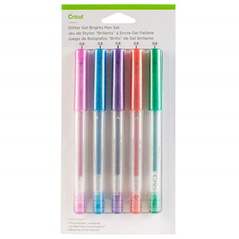 Ensemble de stylo à paillettes en gel