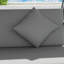 Outsunny Outdoor 3 Seater Garden Swing Chair 2-in-1 Convertible Light Grey