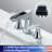 Widespread 2-handle Bathroom Faucet with Drain Assembly-83674726