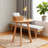 Round Side Table, Solid Wood Accent End Table with Stable 3-Leg Base for Living Room Bedroom Small Spaces-1105803142