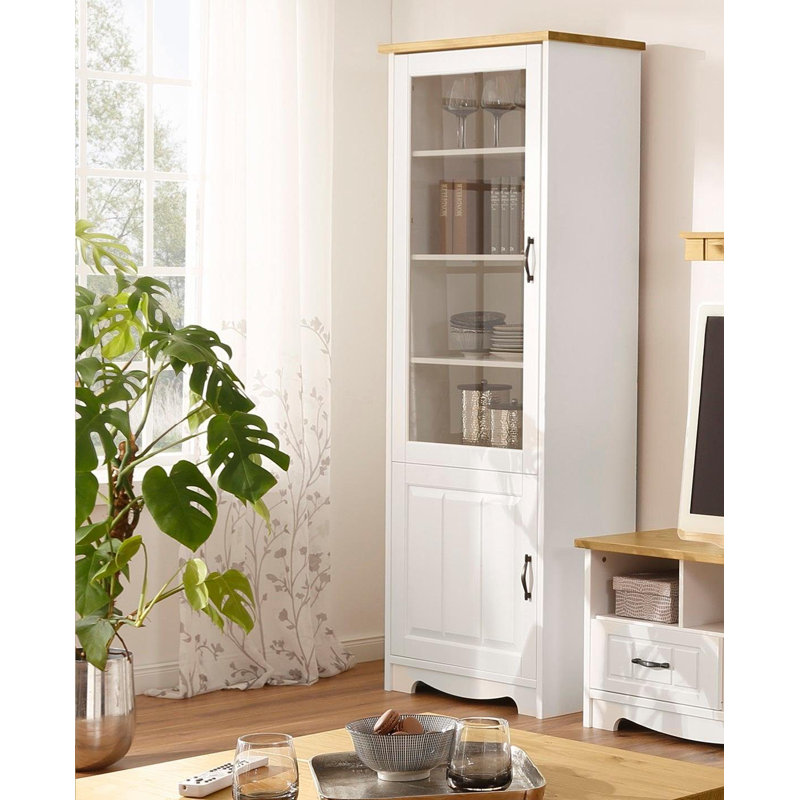 Raoul Display Cabinet, White 