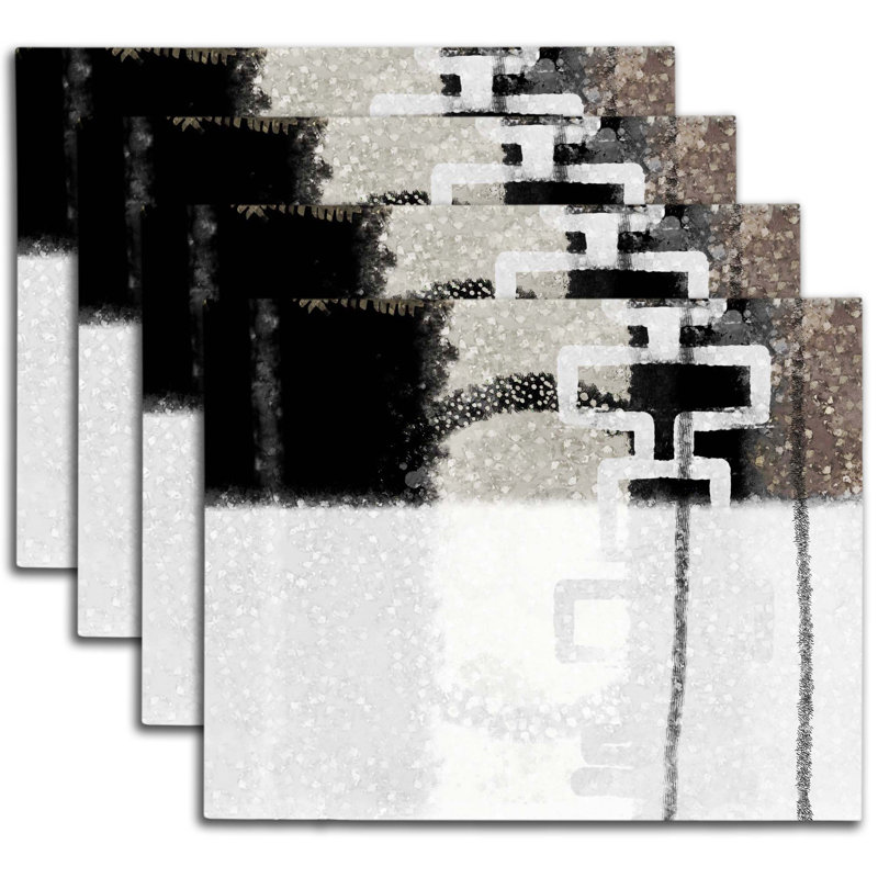 Napperon abstrait en polyester