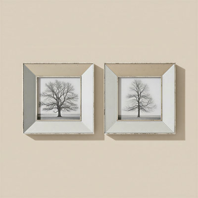 15×15 Vintage Silver Picture Frames, Decorative Silver Photo Frame for Wall