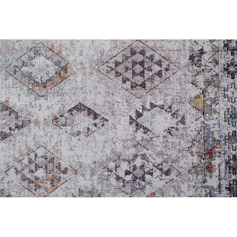 Tapis sable/gris Tre, Rectangle 9 pi 5 po x 12 pi 5 po