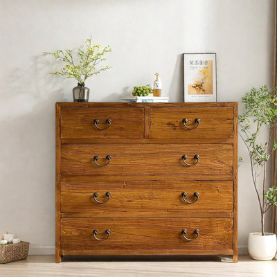 Console en bois d'orme massif