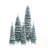 5-Piece Artificial Christmas Tree With Snow Flocking