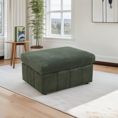 Corduroy Living Room Ottoman