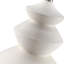 Lampe de table en céramique blanche à 3 voies avec abat-jour tambour