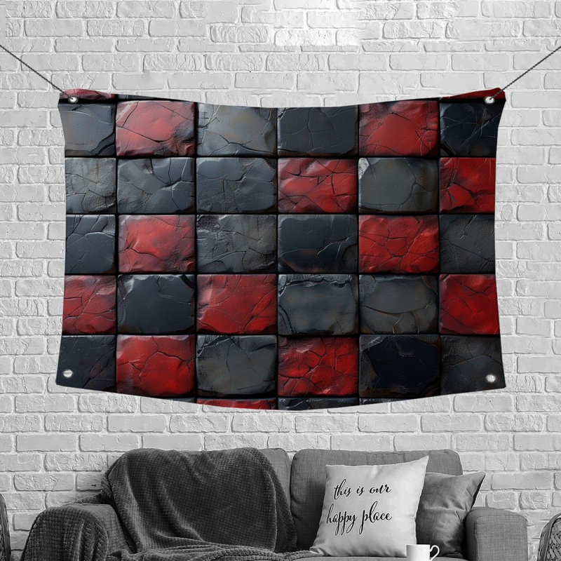 Tapisserie en microfibre, H 68 po x l 80 po