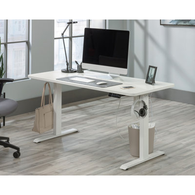 Brunoy Oe 60X24 Adj Height Desk White 3A