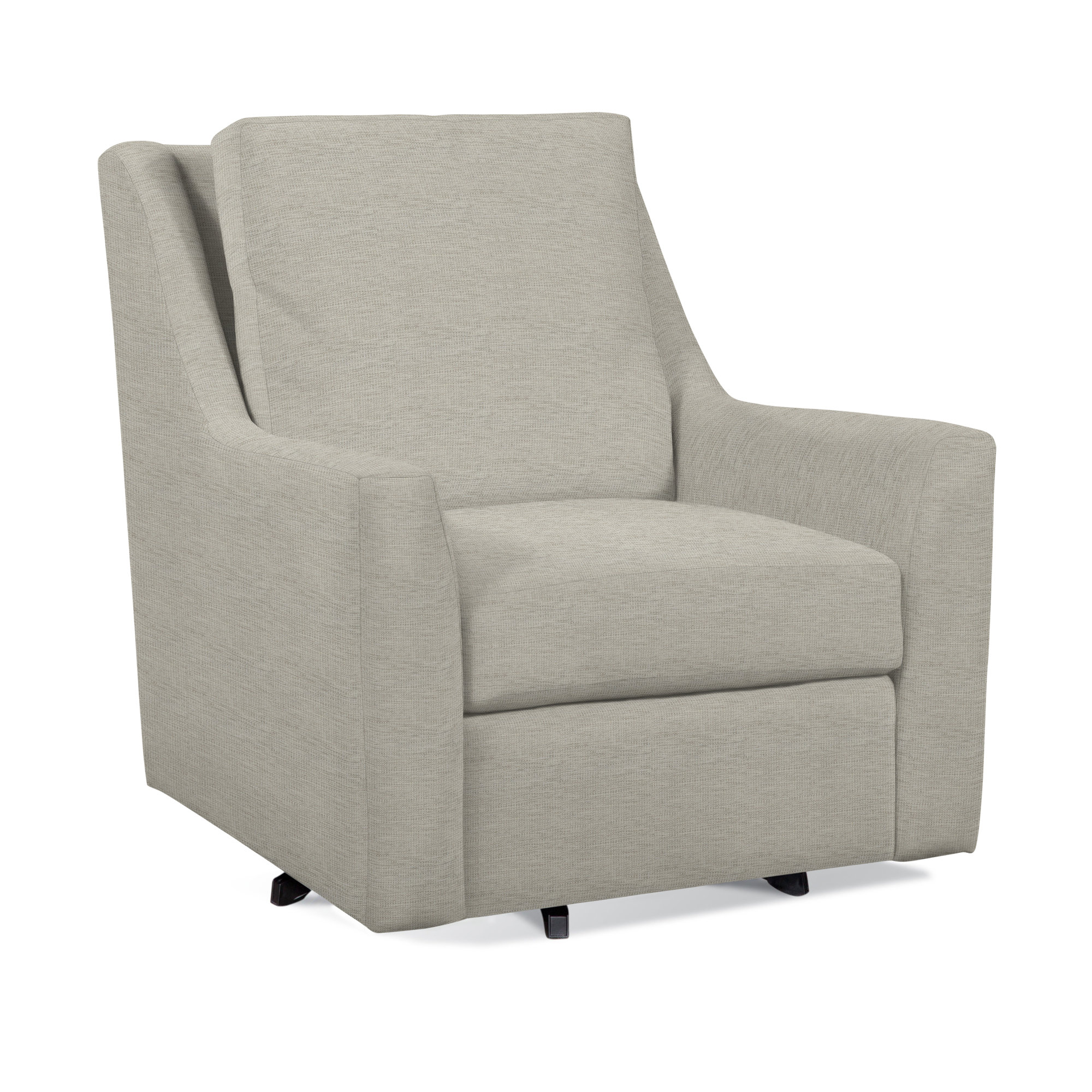 Columbus Upholstered Swivel Armchair, Basic Beige 100% Polyester