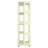 4-Tier All-Steel Rotating Bookshelf With 360° Wheels, Large Size Sturdy & Spacious Book Rack-727359090