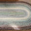 Tapis bleu / ivoire / gris en polypropylène tissé à la machine Balchand-2016723102