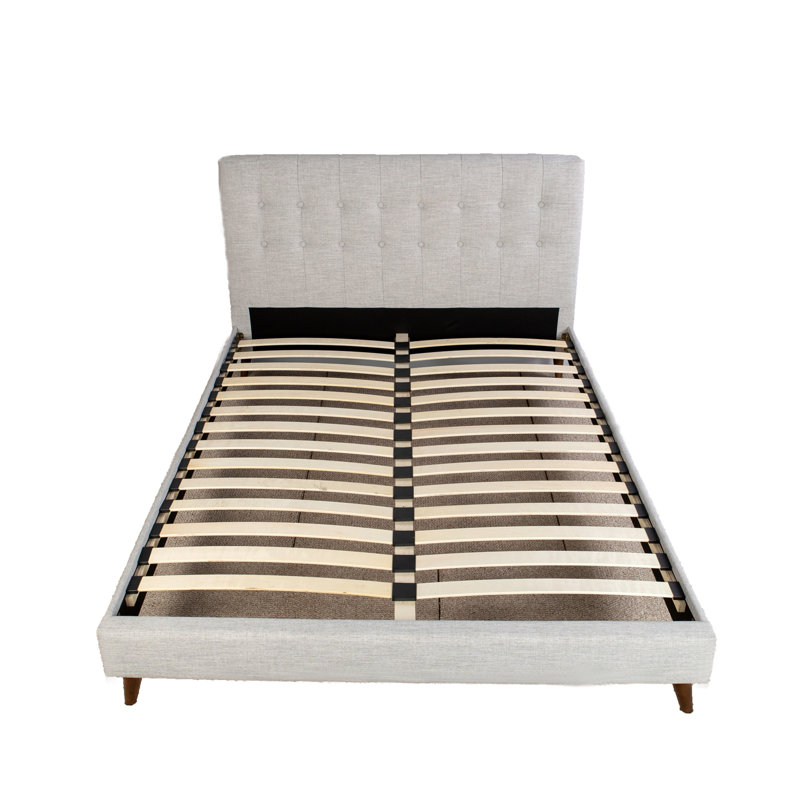 Lit tapissier avec 2 tables de chevet, Très grand
