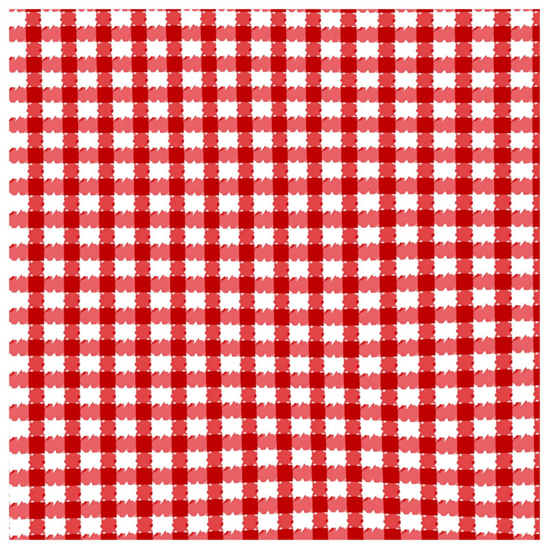 Red White Gingham Comforter, Queen