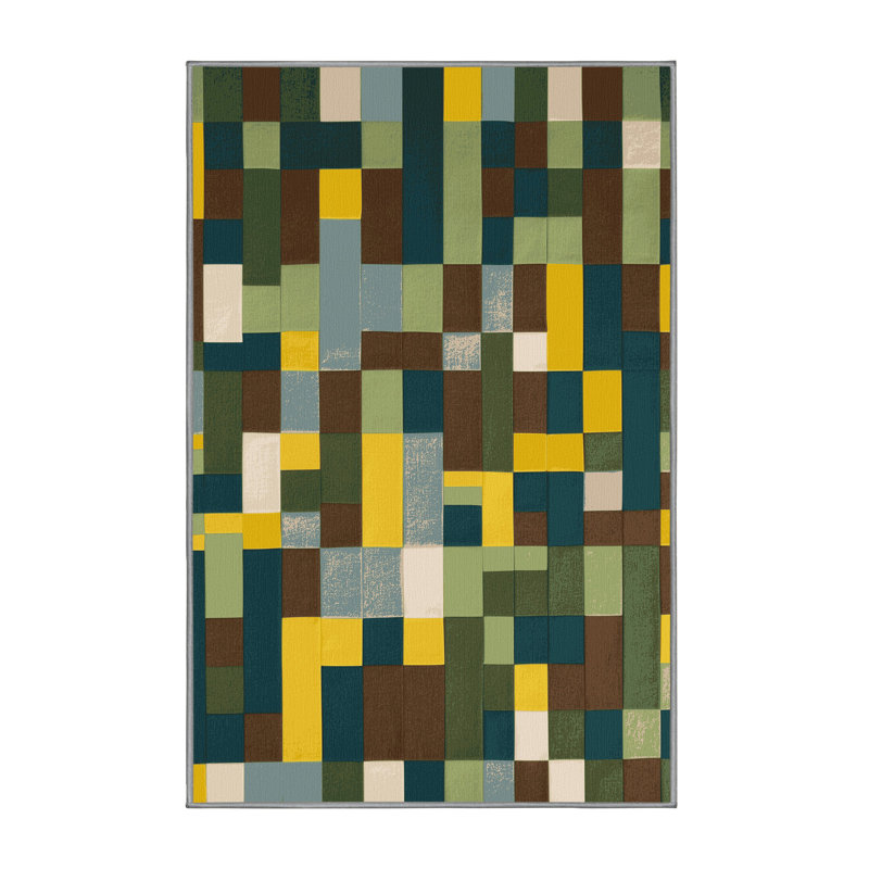 Terra Tiles Rug, Rectangle 8' x 10'