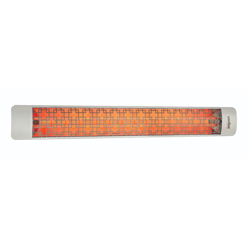     Eurofase Dual Element 61 Inch 6000 Watt Electric 277V Patio Heater, Stainless Steel