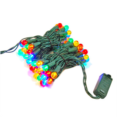 Phillips Electric String Lights with Multicolor Globes