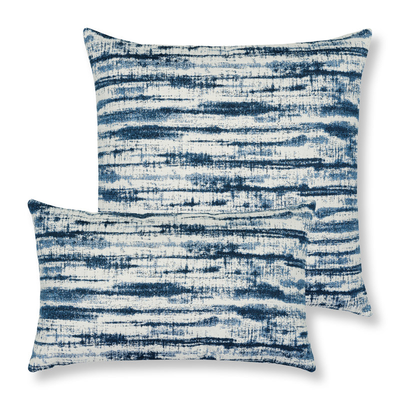 Linear Lumbar Outdoor Rectangular Sunbrella® Pillow Cover & Insert