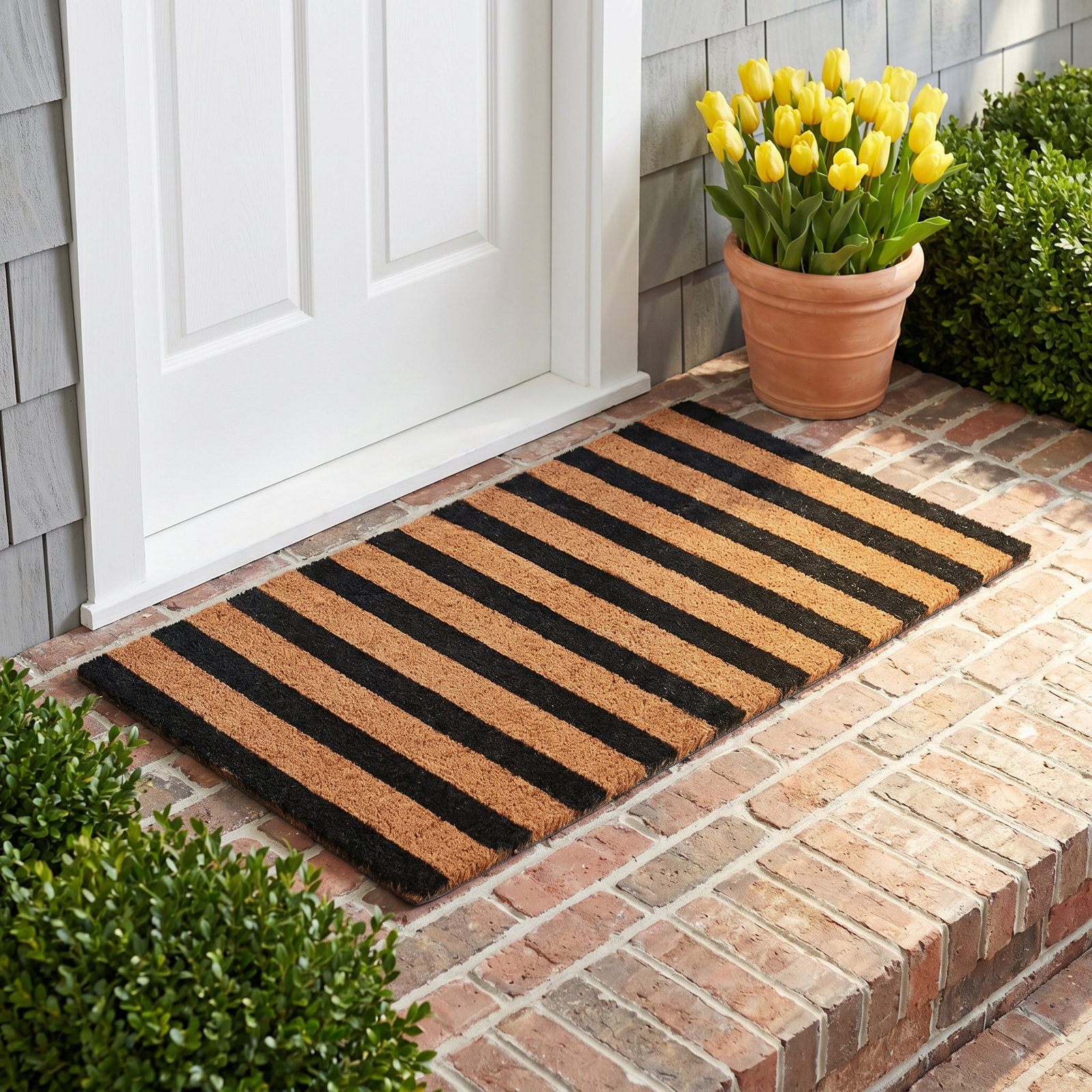 Non-Slip Striped Doormat