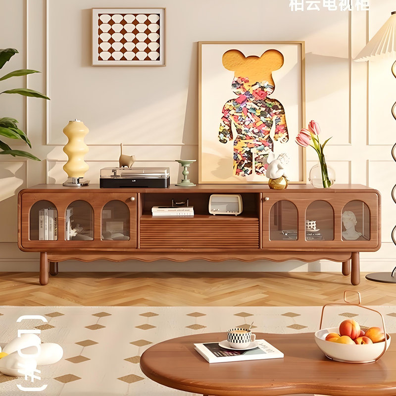 Meuble télé rétro, 63"
