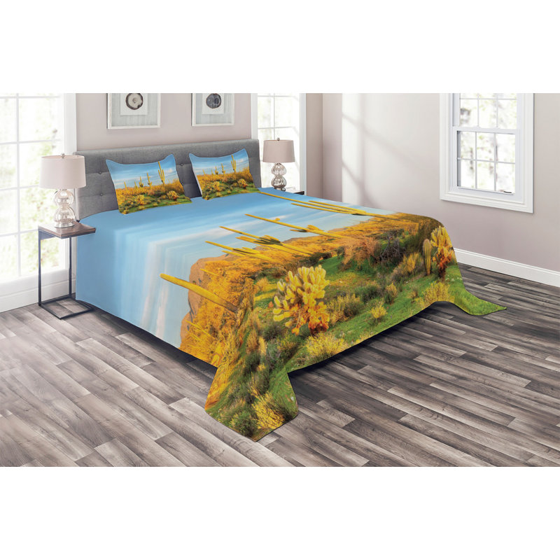 Coastal Polyester Coverlet