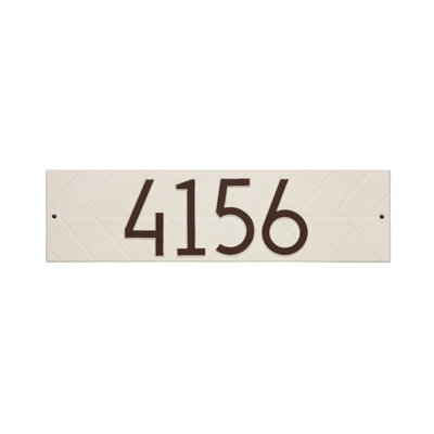 Mid-century Modern Herringbone Wall Plaque