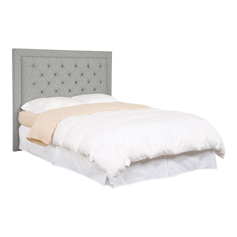 Hillary/Hank Queen Upholstered Panel Headboard, Tarbee Dove
