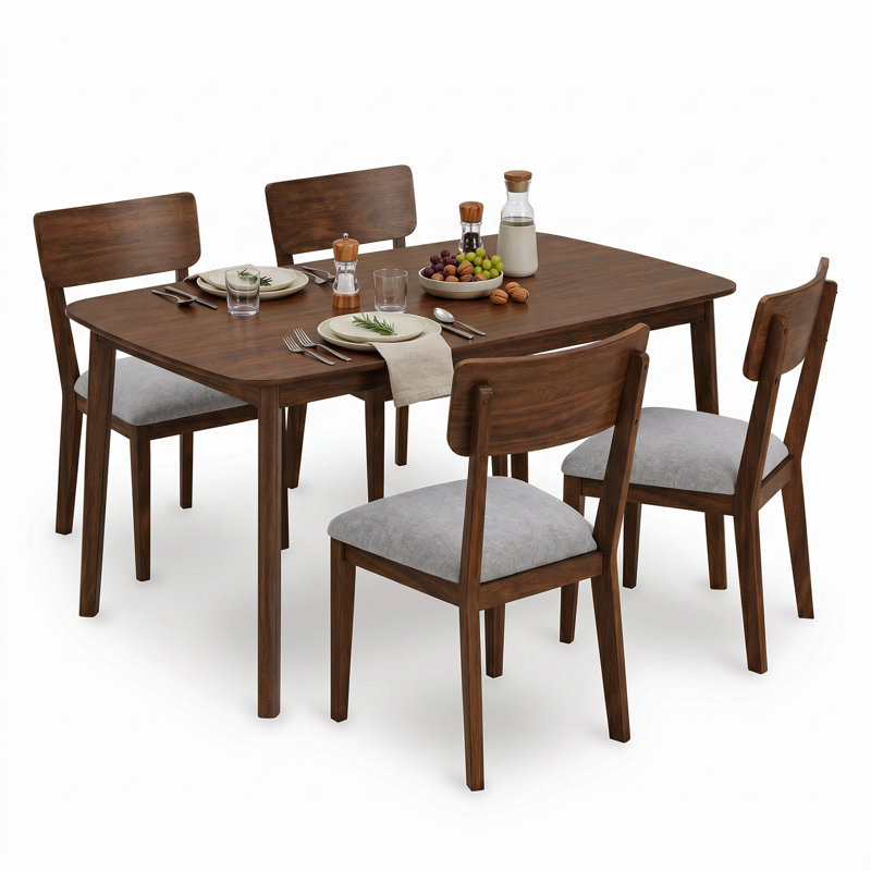 Allstream Dining Table And 4 Chairs (Set Of 5)