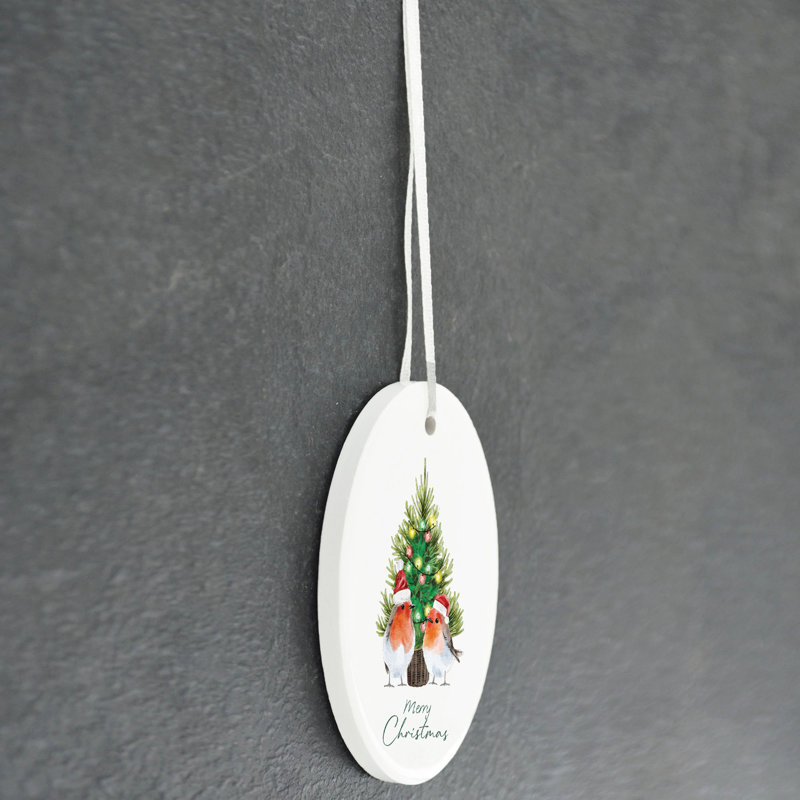 8cm Ceramic / Porcelain Animals Hanging Figurine Ornament